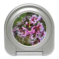 Redbud In April Travel Alarm Clock by Riverwoman