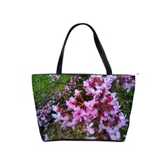 Redbud In April Classic Shoulder Handbag by Riverwoman