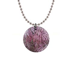 Fineleaf Japanese Maple In April 1  Button Necklace by Riverwoman