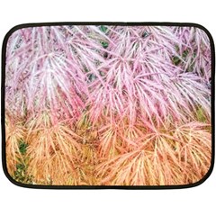 Fineleaf Japanese Maple Highlights Double Sided Fleece Blanket (mini)  by Riverwoman