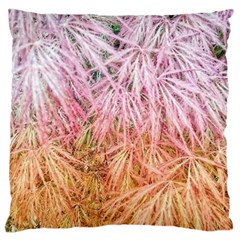 Fineleaf Japanese Maple Highlights Large Cushion Case (one Side) by Riverwoman