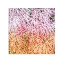 Fineleaf Japanese Maple Highlights Small Satin Scarf (square) by Riverwoman