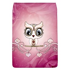 Cute Little Owl With Hearts Removable Flap Cover (s) by FantasyWorld7