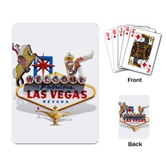 Las Vegas Welcome Sign Icons Playing Cards Single Design (rectangle) by Gravityx9