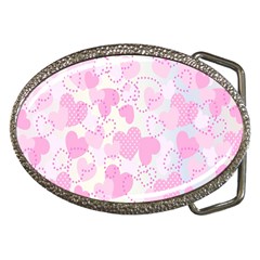 Valentine Background Hearts Bokeh Belt Buckles by Nexatart