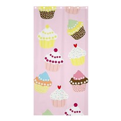 Eat Cupcakes Shower Curtain 36  X 72  (stall)  by WensdaiAmbrose