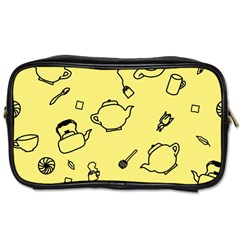 Tea Seamless Pattern Teatime Toiletries Bag (one Side) by Nexatart