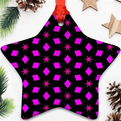 Pattern Stars Squares Texture Ornament (star) by Nexatart