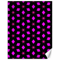 Pattern Stars Squares Texture Canvas 12  X 16  by Nexatart