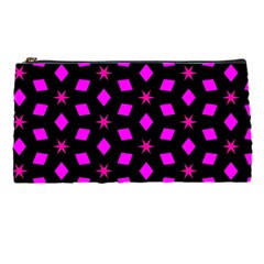 Pattern Stars Squares Texture Pencil Cases by Nexatart