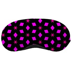 Pattern Stars Squares Texture Sleeping Mask by Nexatart