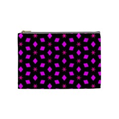 Pattern Stars Squares Texture Cosmetic Bag (medium) by Nexatart