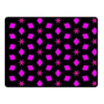 Pattern Stars Squares Texture Fleece Blanket (Small) 50 x40  Blanket Front