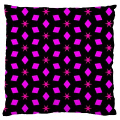 Pattern Stars Squares Texture Large Cushion Case (one Side) by Nexatart