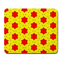 Pattern Red Star Texture Star Large Mousepads by Nexatart