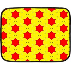 Pattern Red Star Texture Star Fleece Blanket (mini) by Nexatart