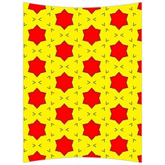 Pattern Red Star Texture Star Back Support Cushion by Nexatart