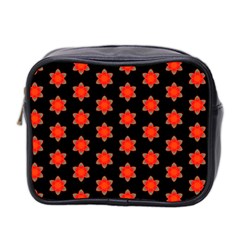 Flower Pattern Pattern Texture Mini Toiletries Bag (two Sides) by Nexatart