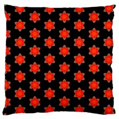 Flower Pattern Pattern Texture Large Cushion Case (two Sides) by Nexatart