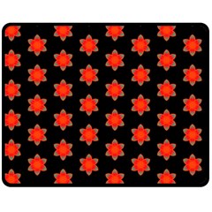 Flower Pattern Pattern Texture Double Sided Fleece Blanket (medium)  by Nexatart