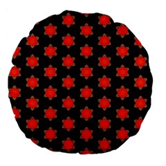 Flower Pattern Pattern Texture Large 18  Premium Flano Round Cushions by Nexatart