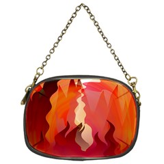 Fire Abstract Cartoon Red Hot Chain Purse (one Side) by Nexatart