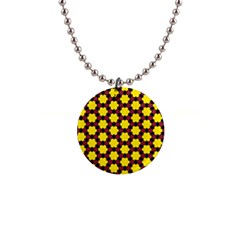 Pattern Colorful Background Texture 1  Button Necklace by Nexatart