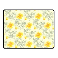 Floral Background Scrapbooking Double Sided Fleece Blanket (small)  by Nexatart