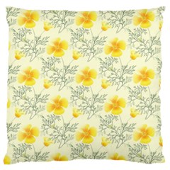 Floral Background Scrapbooking Large Flano Cushion Case (two Sides) by Nexatart