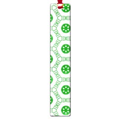 White Background Green Shapes Large Book Marks by Nexatart