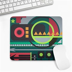 Background Colors Abstract Shapes Large Mousepads by Nexatart