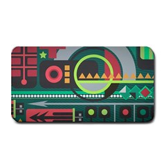 Background Colors Abstract Shapes Medium Bar Mats by Nexatart