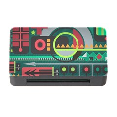 Background Colors Abstract Shapes Memory Card Reader With Cf by Nexatart