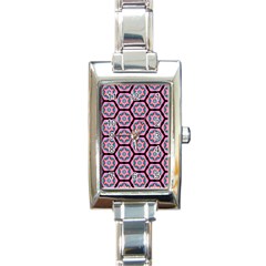 Background Pattern Tile Rectangle Italian Charm Watch by Nexatart