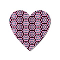 Background Pattern Tile Heart Magnet by Nexatart