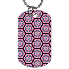 Background Pattern Tile Dog Tag (one Side) by Nexatart