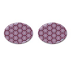 Background Pattern Tile Cufflinks (oval) by Nexatart