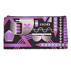 Background Abstract Geometric Pencil Cases by Nexatart