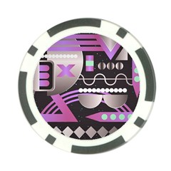 Background Abstract Geometric Poker Chip Card Guard (10 Pack) by Nexatart