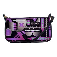 Background Abstract Geometric Shoulder Clutch Bag by Nexatart