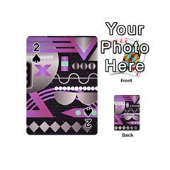 Background Abstract Geometric Playing Cards 54 Designs (mini)