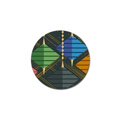 Background Colors Non Seamless Golf Ball Marker by Nexatart