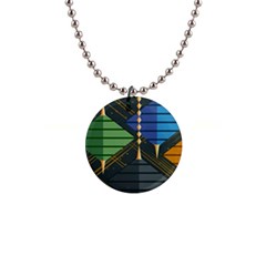 Background Colors Non Seamless 1  Button Necklace by Nexatart