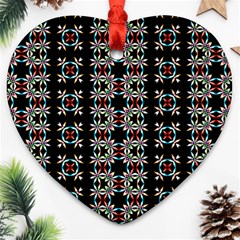 Pattern Black Background Texture Ornament (heart)