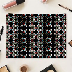 Pattern Black Background Texture Cosmetic Bag (xl) by Nexatart