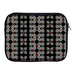 Pattern Black Background Texture Apple Ipad 2/3/4 Zipper Cases by Nexatart