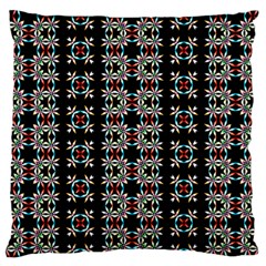 Pattern Black Background Texture Large Flano Cushion Case (two Sides) by Nexatart