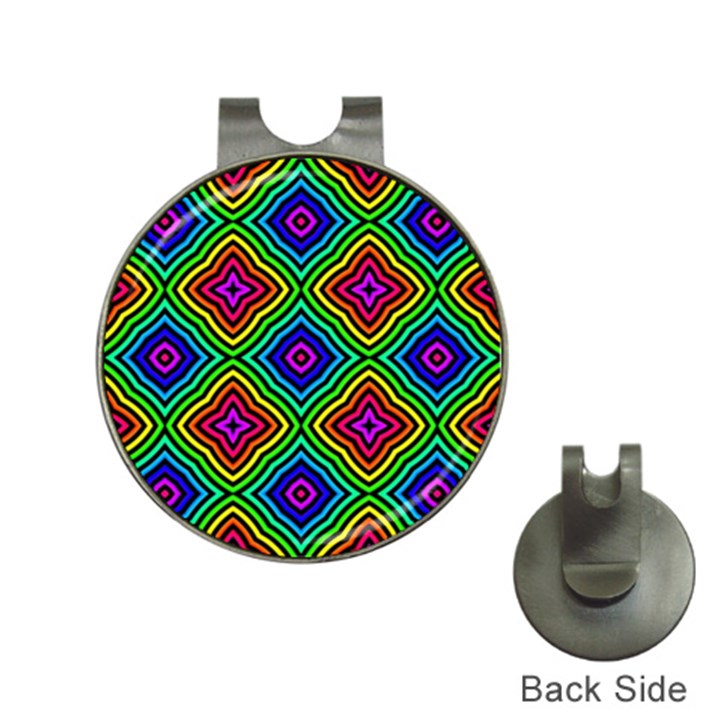 Pattern Rainbow Colors Rainbow Hat Clips with Golf Markers