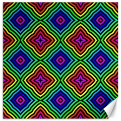 Pattern Rainbow Colors Rainbow Canvas 12  X 12  by Nexatart