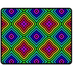 Pattern Rainbow Colors Rainbow Fleece Blanket (medium)  by Nexatart